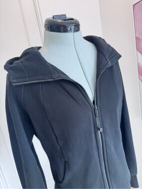 Lululemon Black Hooded Zip-Up Jacket